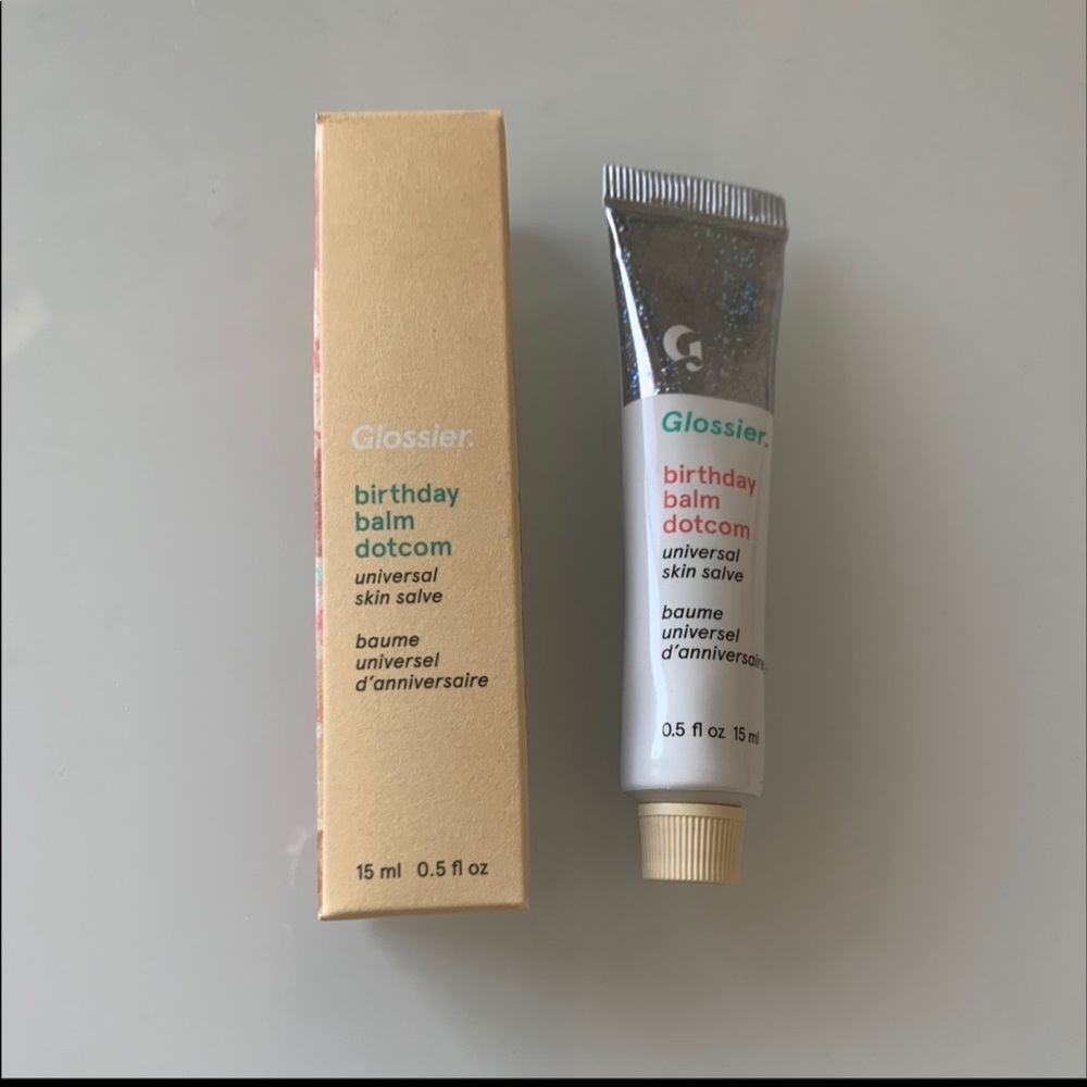 GLOSSIER Set of 2 Balm Dotcom in Rose and Birthday